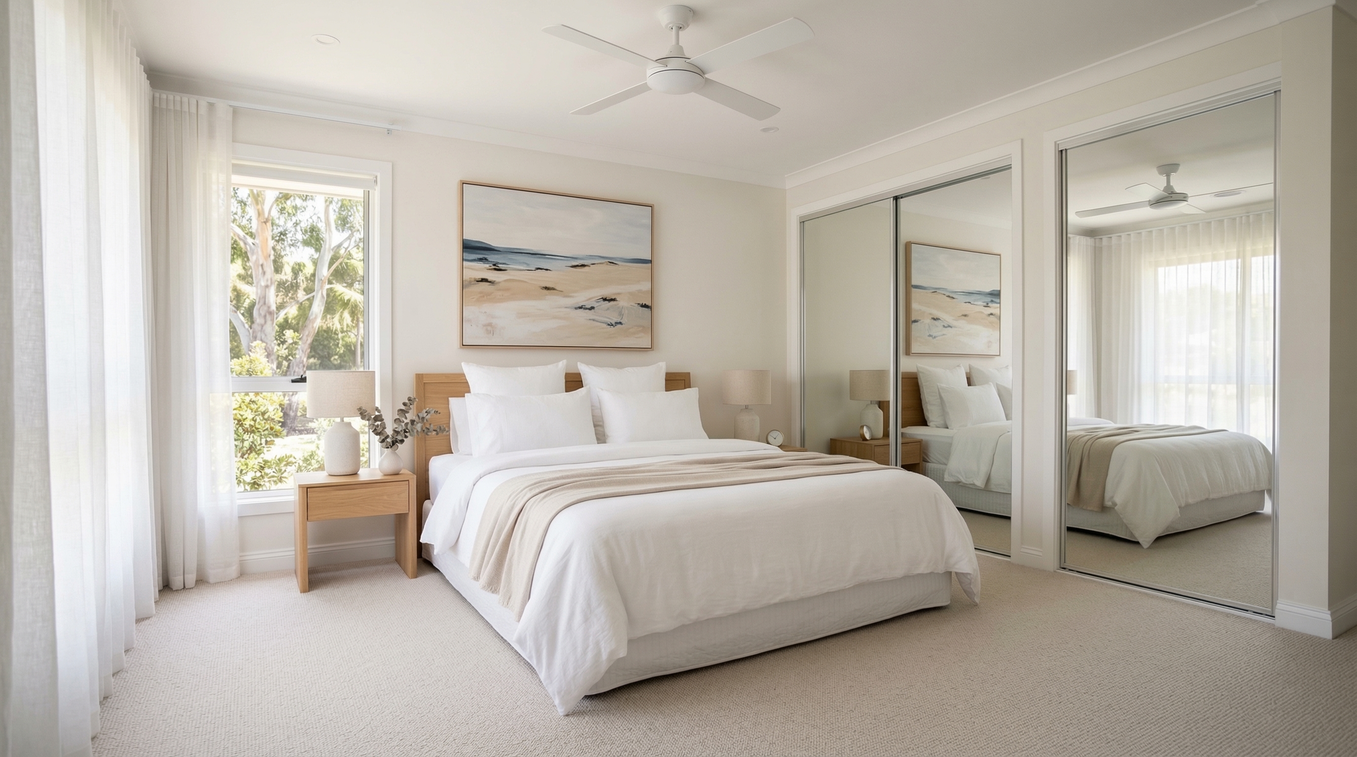 Immaculate master bedroom